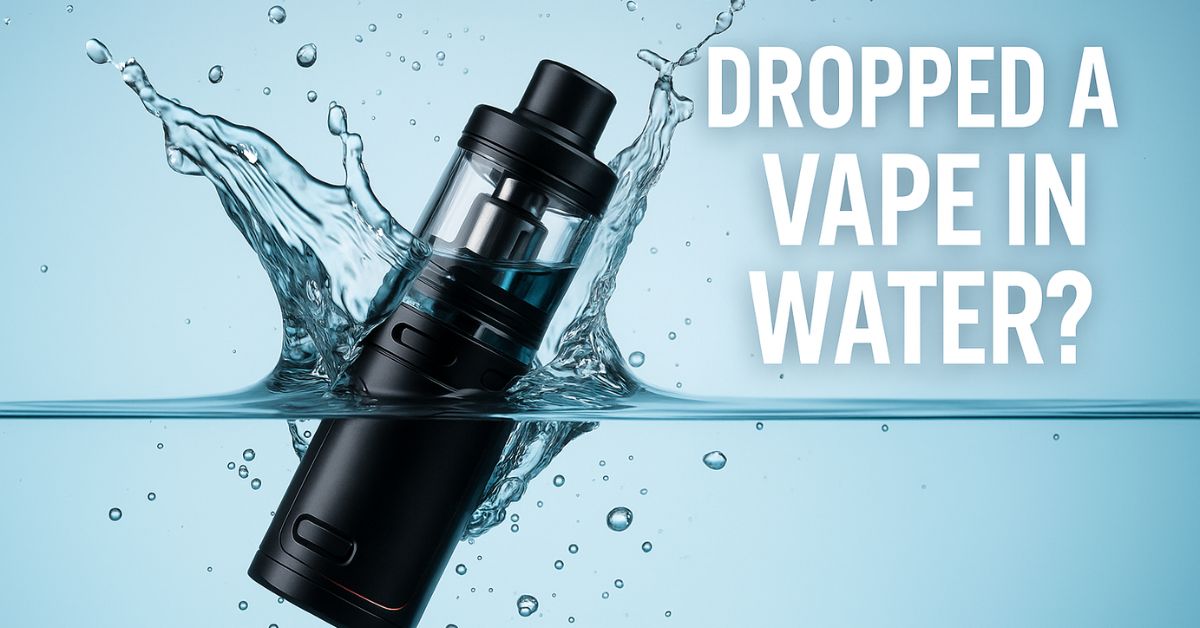 What to Do If You Dropped a Vape in Water: Step-by-Step Guide – Vapess World