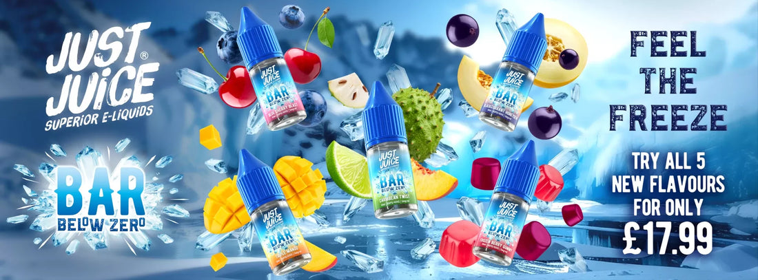 Introducing the 5 New Just Juice BAR Eliquid Nic Salt Flavours: Your Next All-Day Vapes Have Arrived