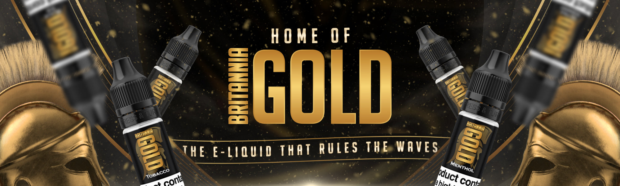 Britannia Gold  E-Liquids (40VG/60PG)