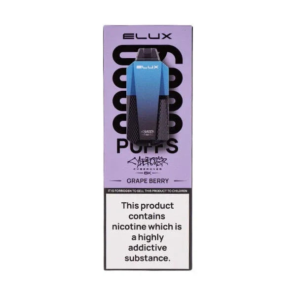 Elux Cyberover 6000 Puffs Disposable Vape Kit – Box of 10 (UK Edition)