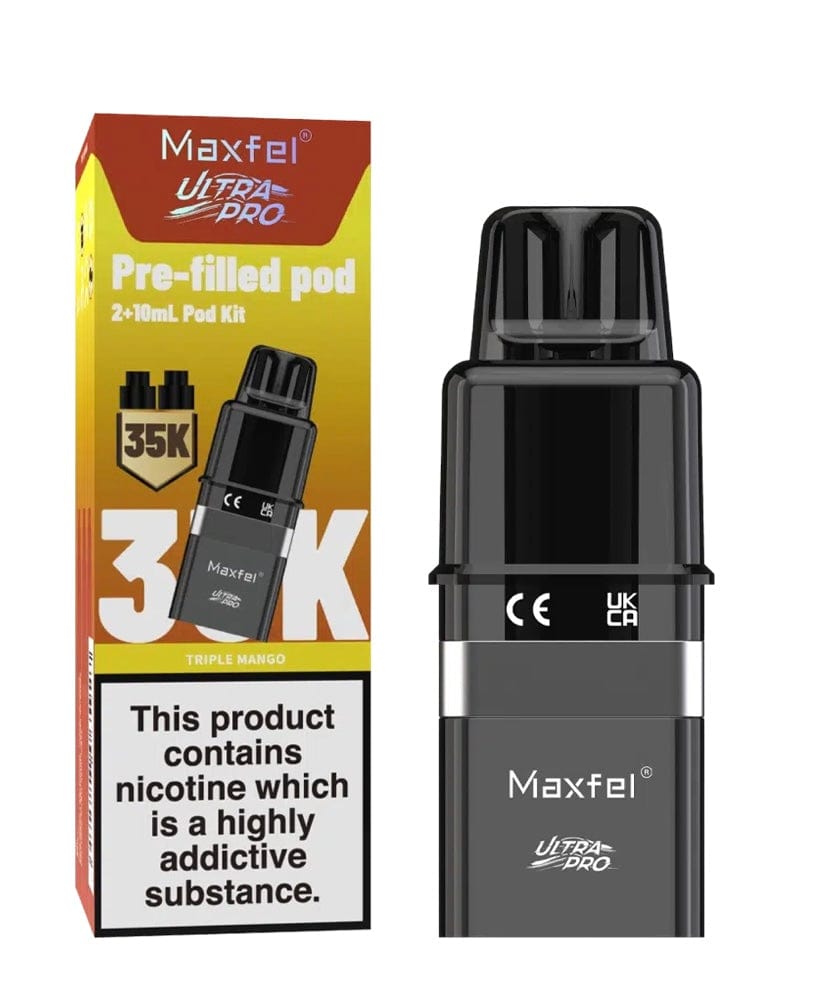 Maxfel Ultra Pro 35K Pods with Refill Container - New 2025