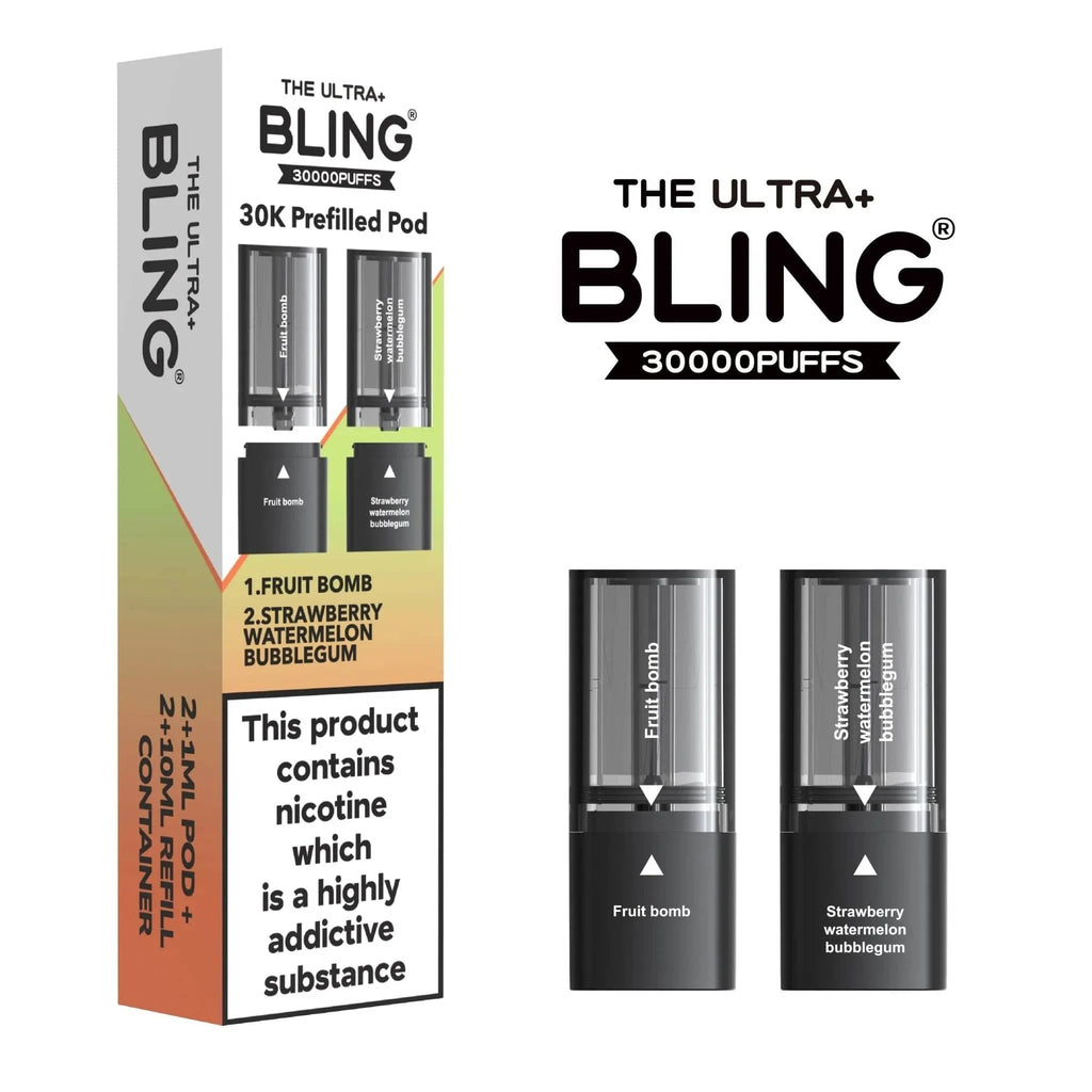 Bling Ultra Plus 30K Replacement Prefilled Pods (Box of 5)