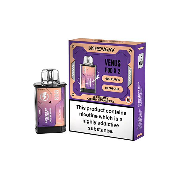 Vapengin Venus Pods Prefilled 1200 Puffs 20mg