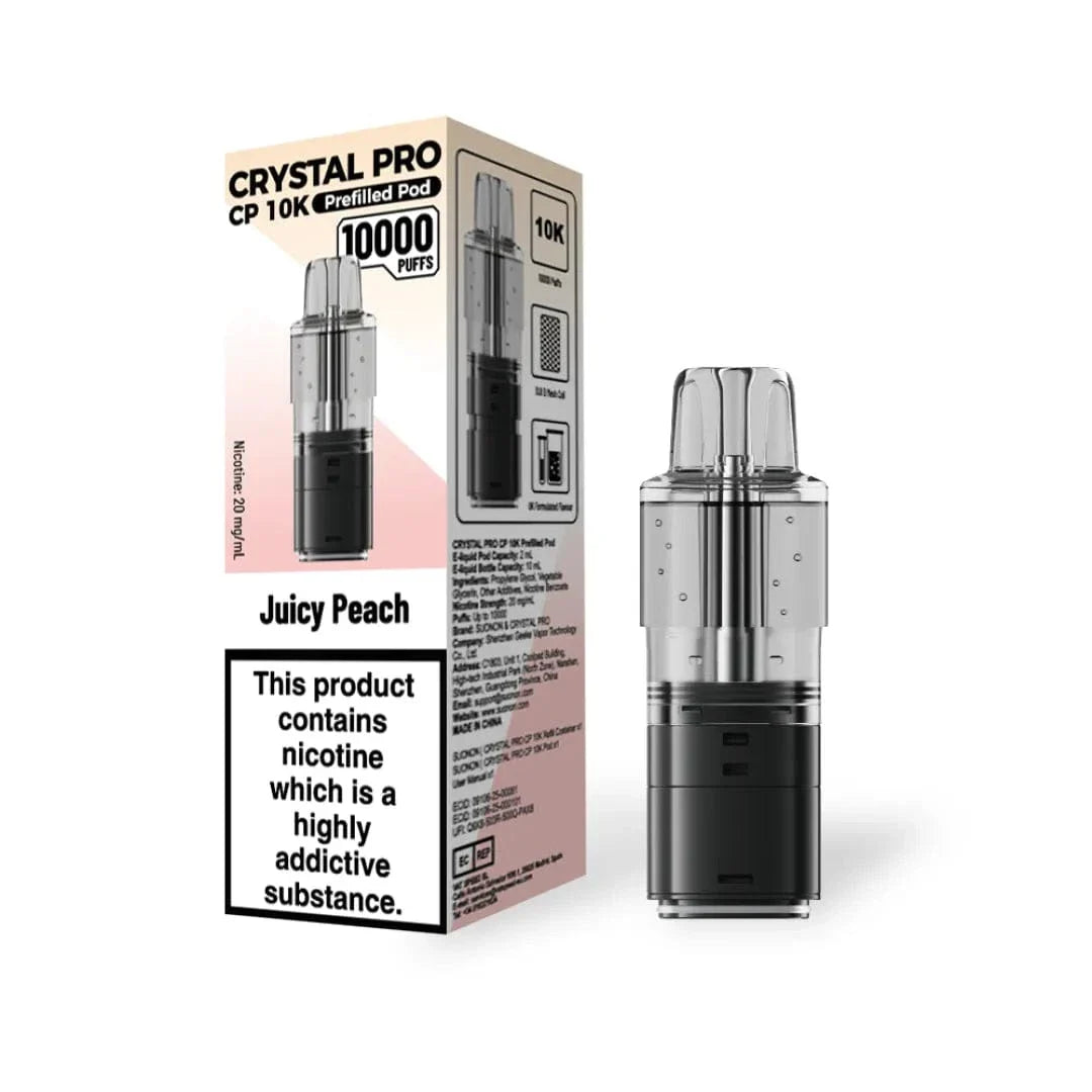 Crystal Pro CP 10K Replacement Prefilled Pods & Refill Container