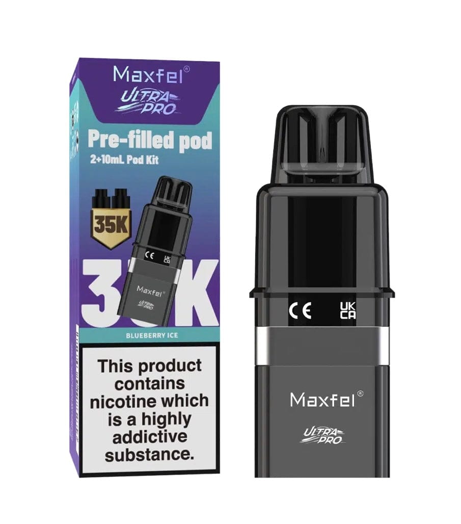 Maxfel Ultra Pro 35K Pods with Refill Container - New 2025