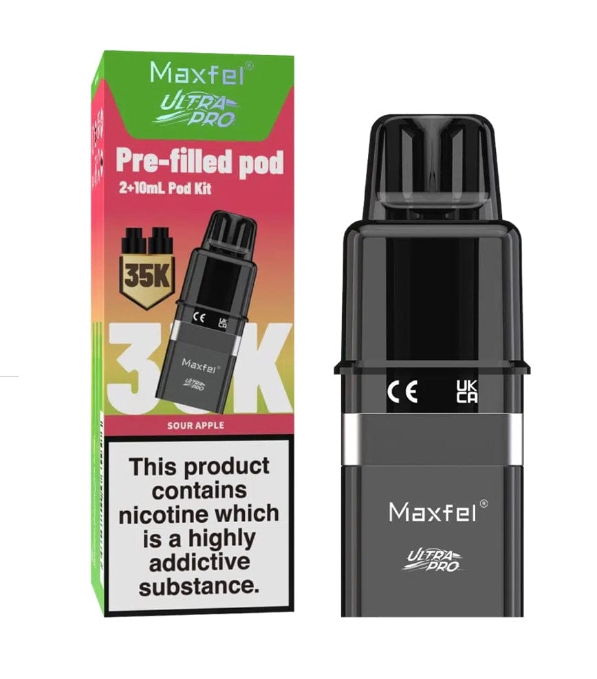 Maxfel Ultra Pro 35K Pods with Refill Container - New 2025