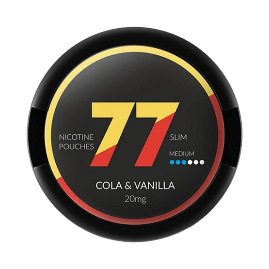 77 Nicotine Pouches Slim Medium 20mg (SNUS)