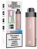 EVE Legend vape device and packaging with cherry ice flavor on a white background