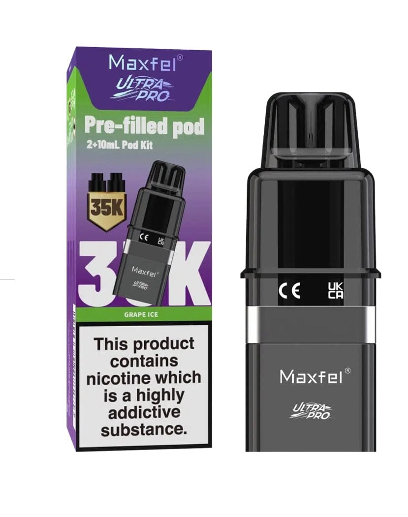 Maxfel Ultra Pro 35K Pods with Refill Container - New 2025