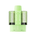 Green vape device with 'Lemon & Lime' branding on a white background