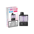 Aura Bar Twist pod packaging with nicotine warning label on a white background