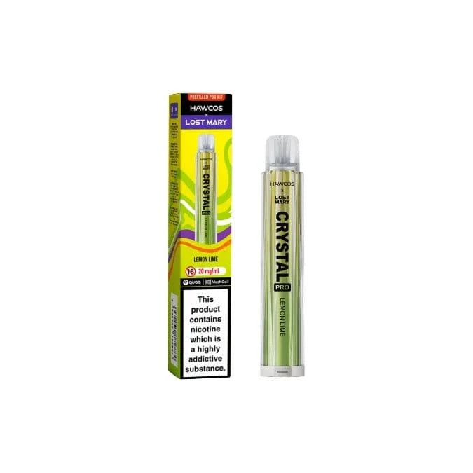 Hawcos x Lost Mary Crystal Pro Prefilled Pod Kit | 20mg Nic Salt & QUAQ Mesh