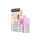 Pink vape device with 'Geek Bar' branding on a white background