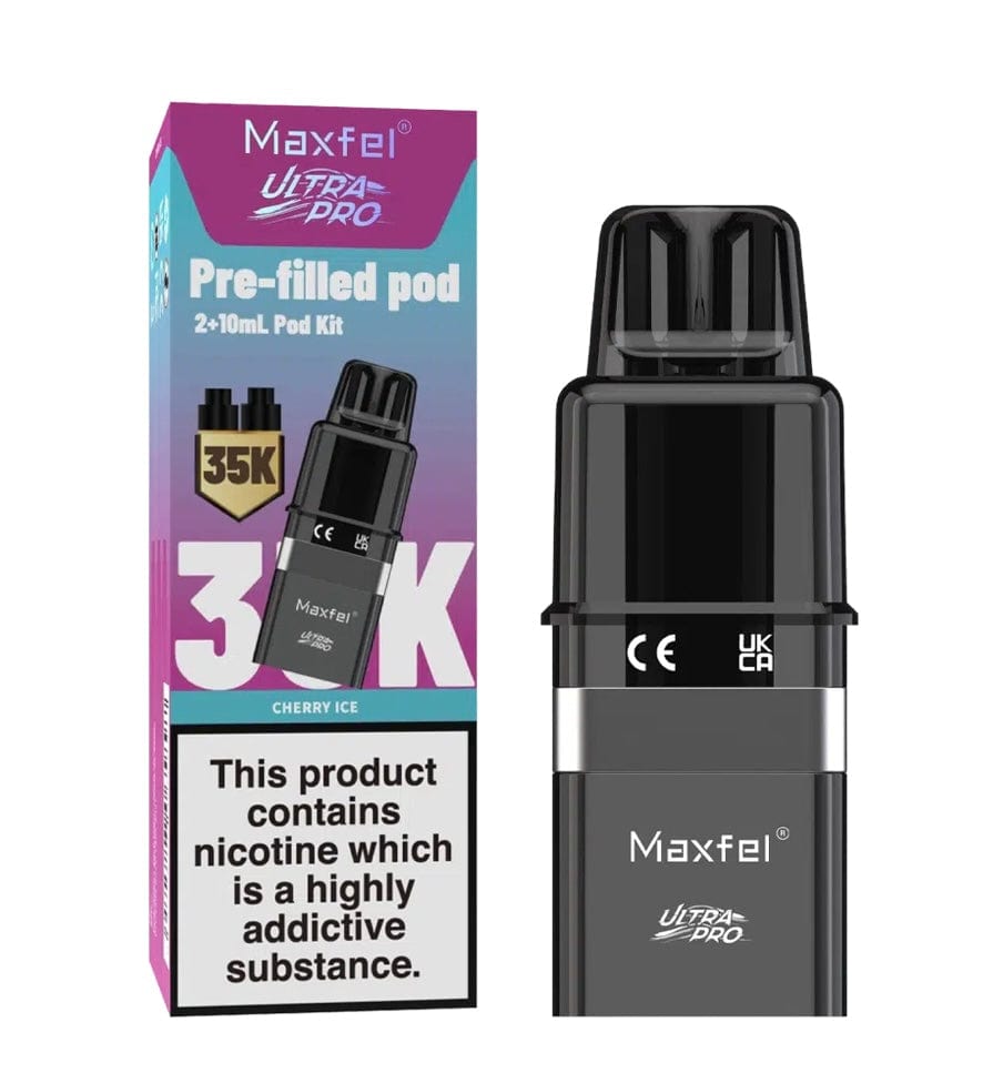 Maxfel Ultra Pro 35K Pods with Refill Container - New 2025