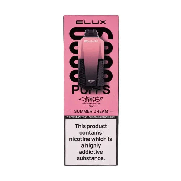 Elux Cyberover 6000 Puffs Disposable Vape Kit – Box of 10 (UK Edition)