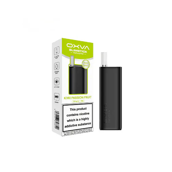 Oxva SlimStick 20mg Prefilled Pod Vape Kit UK 600 Puffs Rechargeable MTL Device