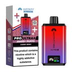 Hayati Pro Ultra+ vape device and packaging on a white background