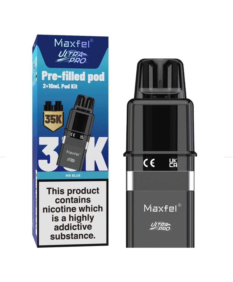 Maxfel Ultra Pro 35K Pods with Refill Container - New 2025