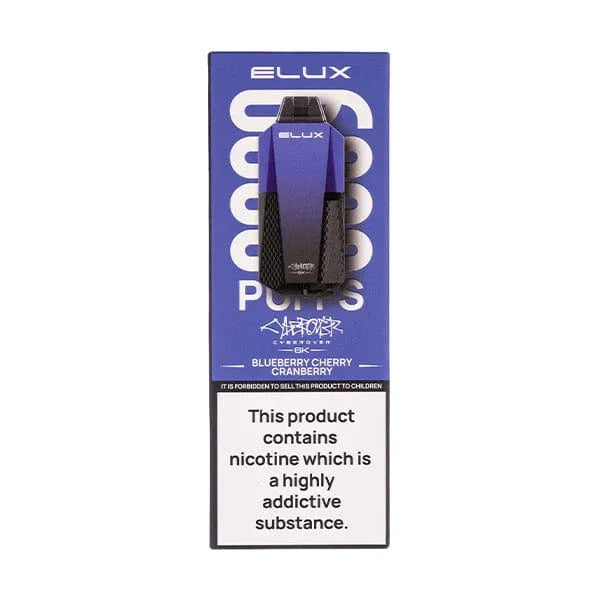 Elux Cyberover 6000 Puffs Disposable Vape Kit – Box of 10 (UK Edition)