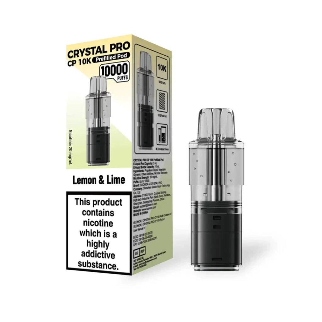 Crystal Pro CP 10K Replacement Prefilled Pods & Refill Container