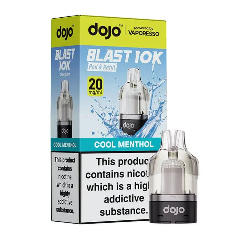  dojo vape device and packaging on a white background