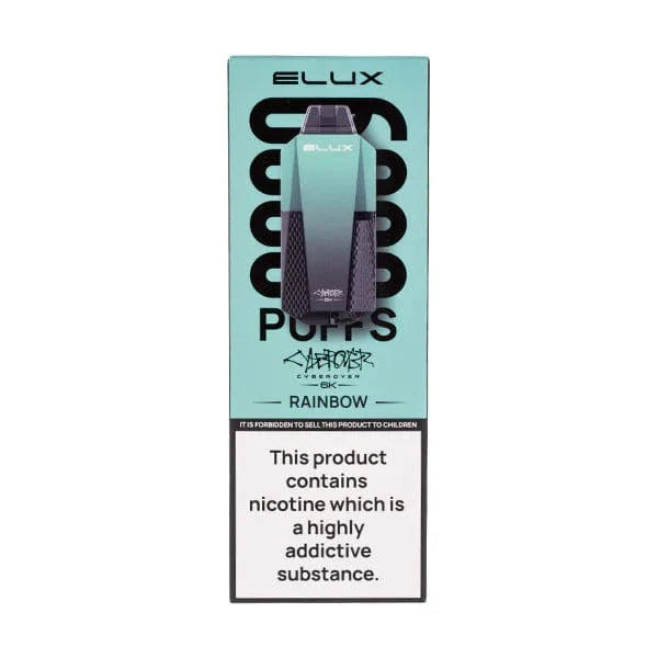 Elux Cyberover 6000 Puffs Disposable Vape Kit – Box of 10 (UK Edition)