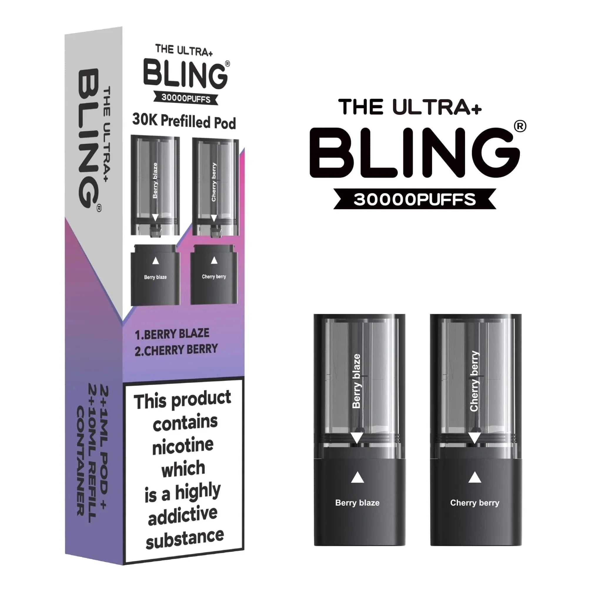 Bling Ultra Plus 30K Replacement Prefilled Pods (Box of 5)
