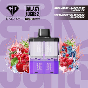 Crystal Galaxy Focus 2 30K Puffs Refill Pods - New 2025