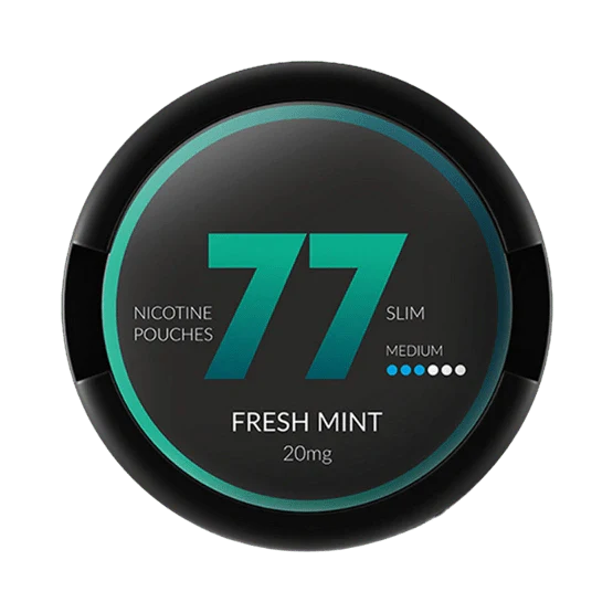 77 Nicotine Pouches Slim Medium 20mg (SNUS)