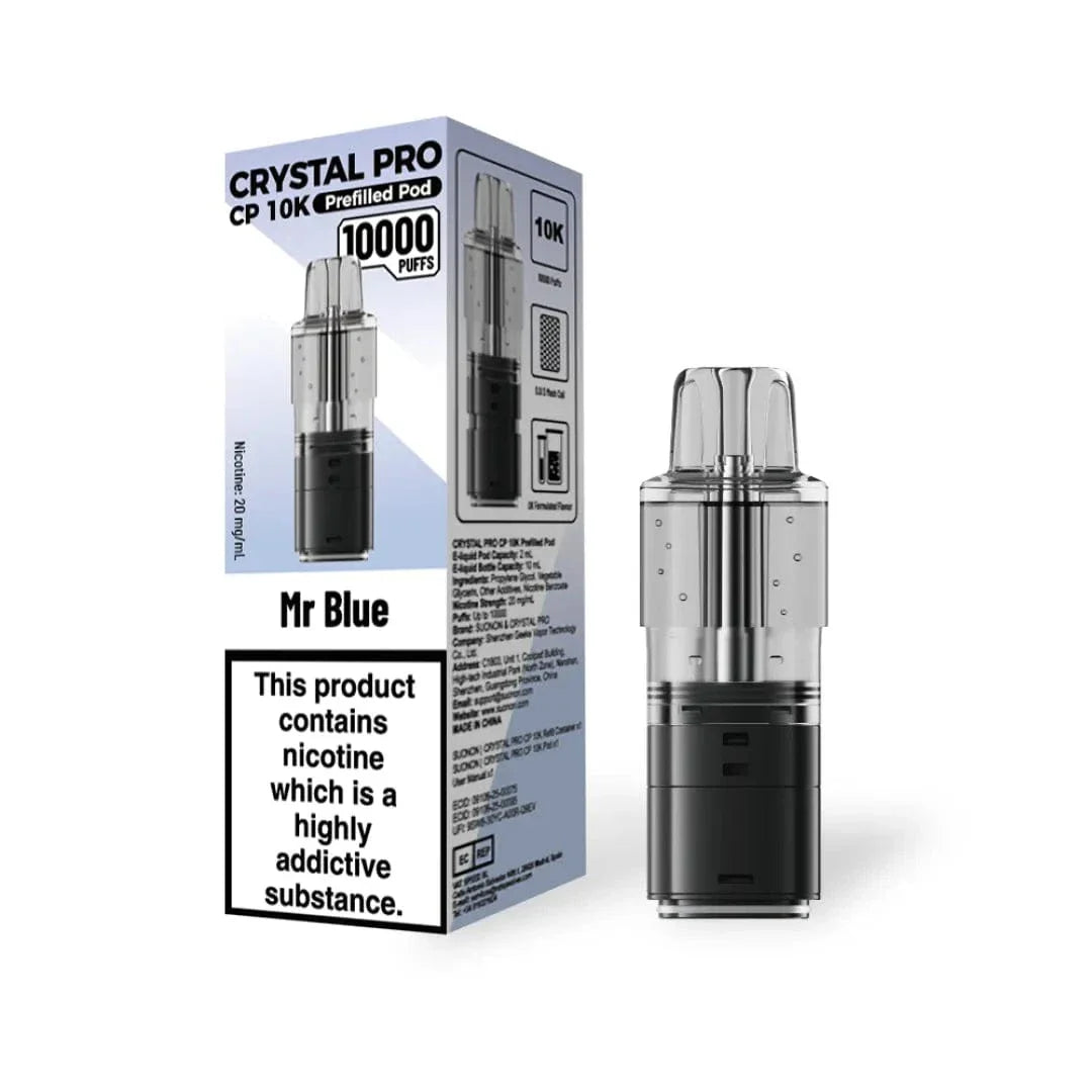 Crystal Pro CP 10K Replacement Prefilled Pods & Refill Container