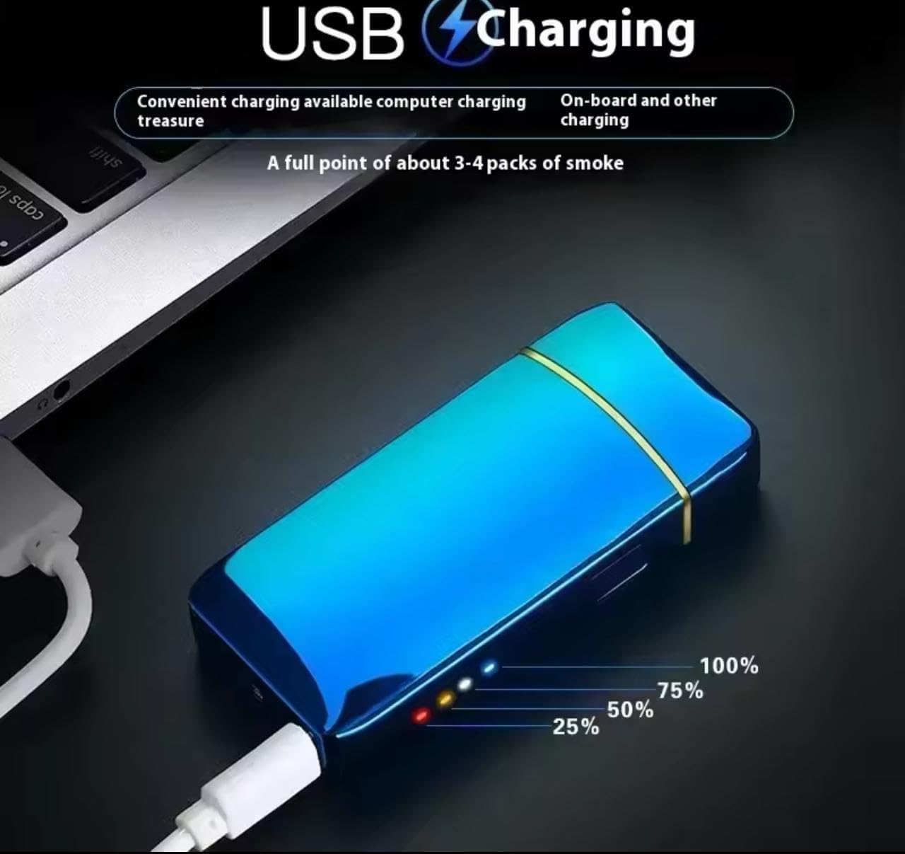 Electric USB Plasma Lighter | Windproof Flameless Lighter UK | VapesWorld