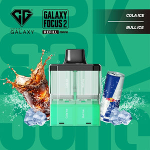 Crystal Galaxy Focus 2 30K Puffs Refill Pods - New 2025