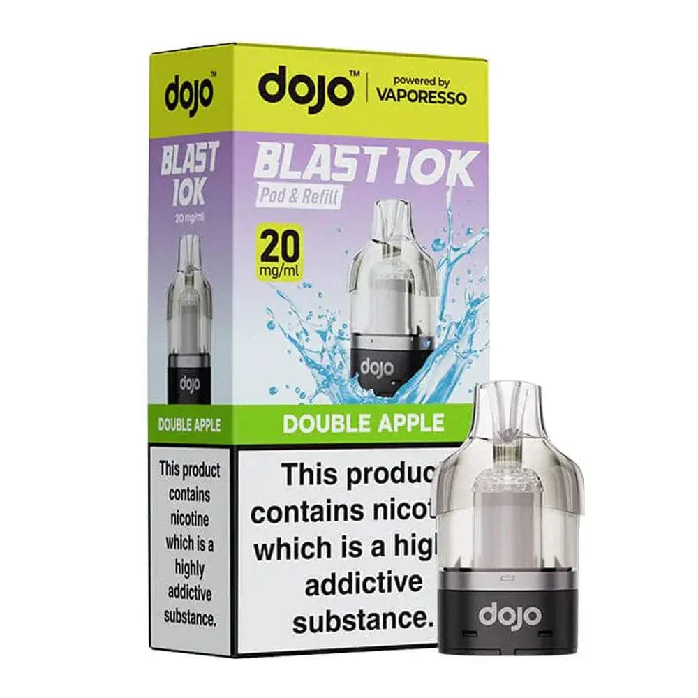  dojo vape device and packaging on a white background
