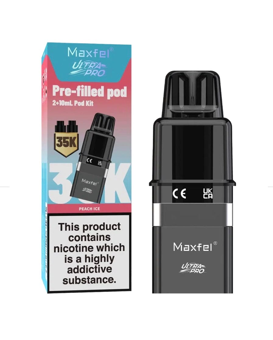 Maxfel Ultra Pro 35K Pods with Refill Container - New 2025