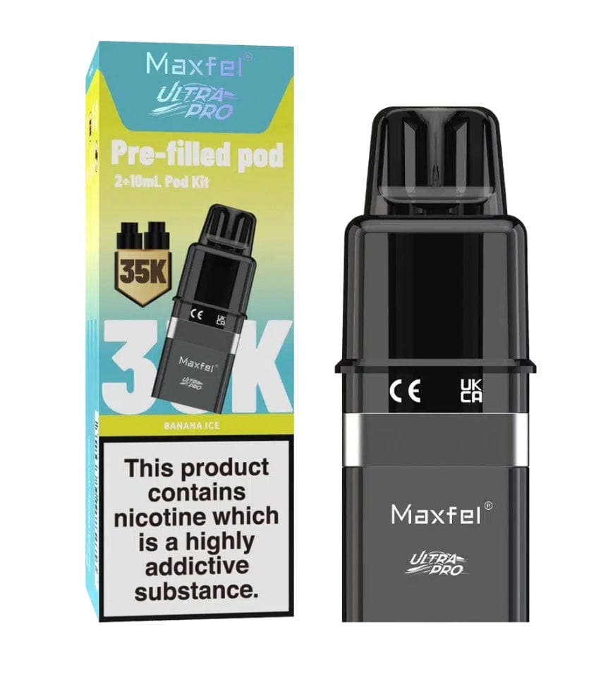 Maxfel Ultra Pro 35K Pods with Refill Container - New 2025