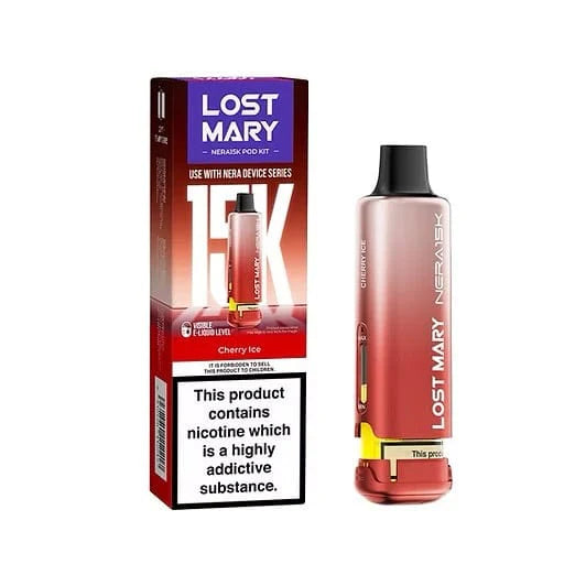 Lost Mary vape device and packaging on a white background