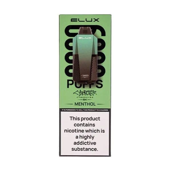 Elux Cyberover 6000 Puffs Disposable Vape Kit – Box of 10 (UK Edition)