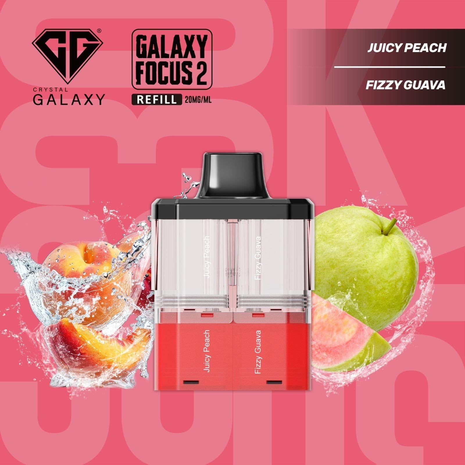 Crystal Galaxy Focus 2 30K Puffs Refill Pods - New 2025