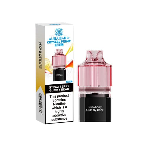 Crystal Prime Aura bar 10k Replacement Pods & Refill