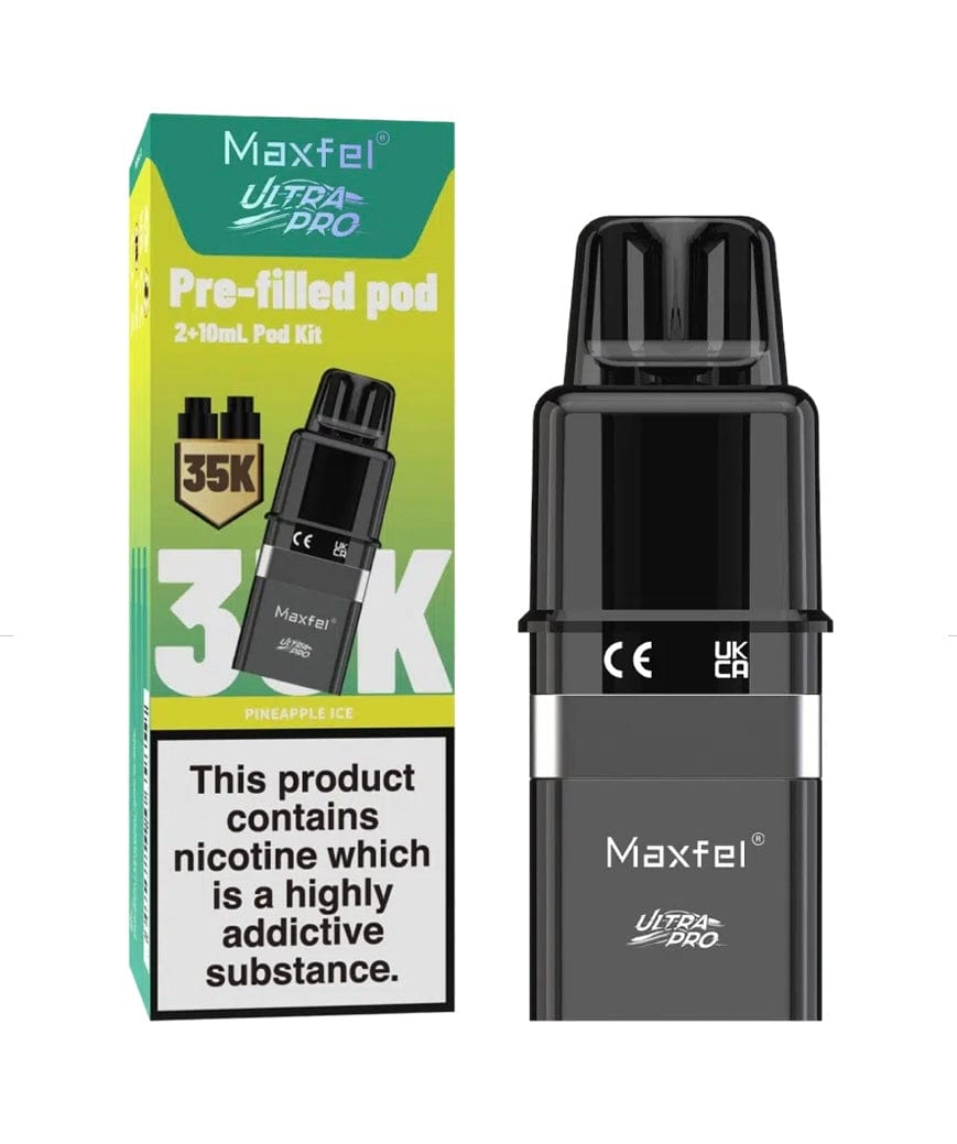 Maxfel Ultra Pro 35K Pods with Refill Container - New 2025