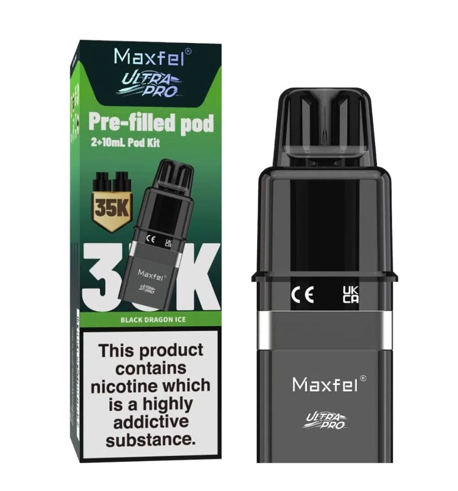 Maxfel Ultra Pro 35K Pods with Refill Container - New 2025