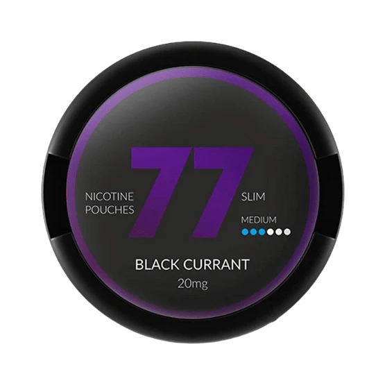 77 Nicotine Pouches Slim Medium 20mg (SNUS)