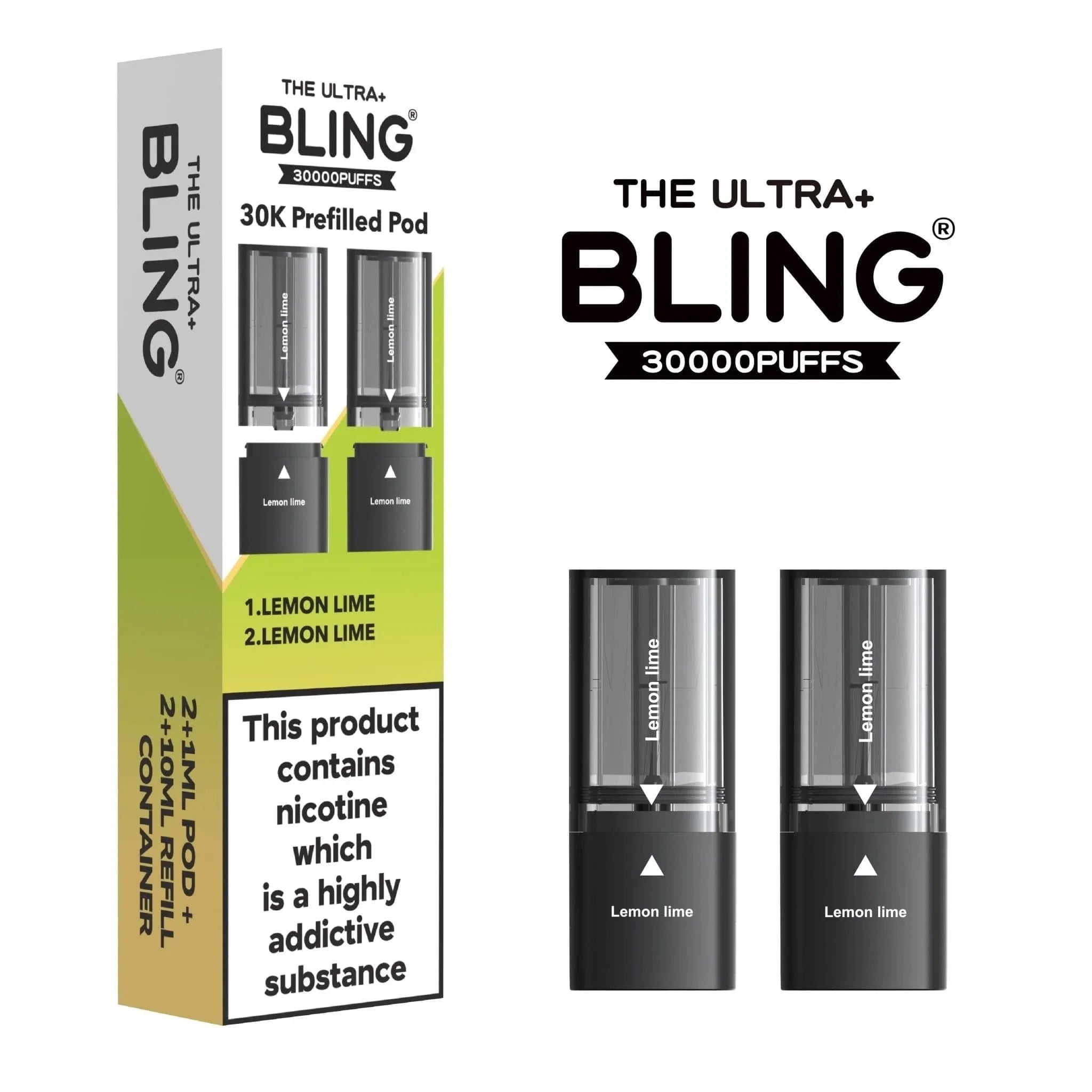 Bling Ultra Plus 30K Replacement Prefilled Pods (Box of 5)