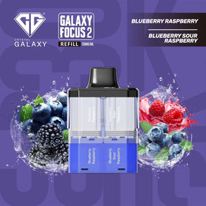 Crystal Galaxy Focus 2 30K Puffs Refill Pods - New 2025