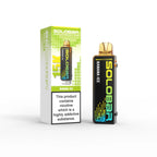 SOLOBAR Banana Ice vape device and packaging on a white background
