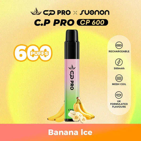 CP Pro CP600 Puffs Prefilled Pod Kit – 600 Puffs Rechargeable Vape Device