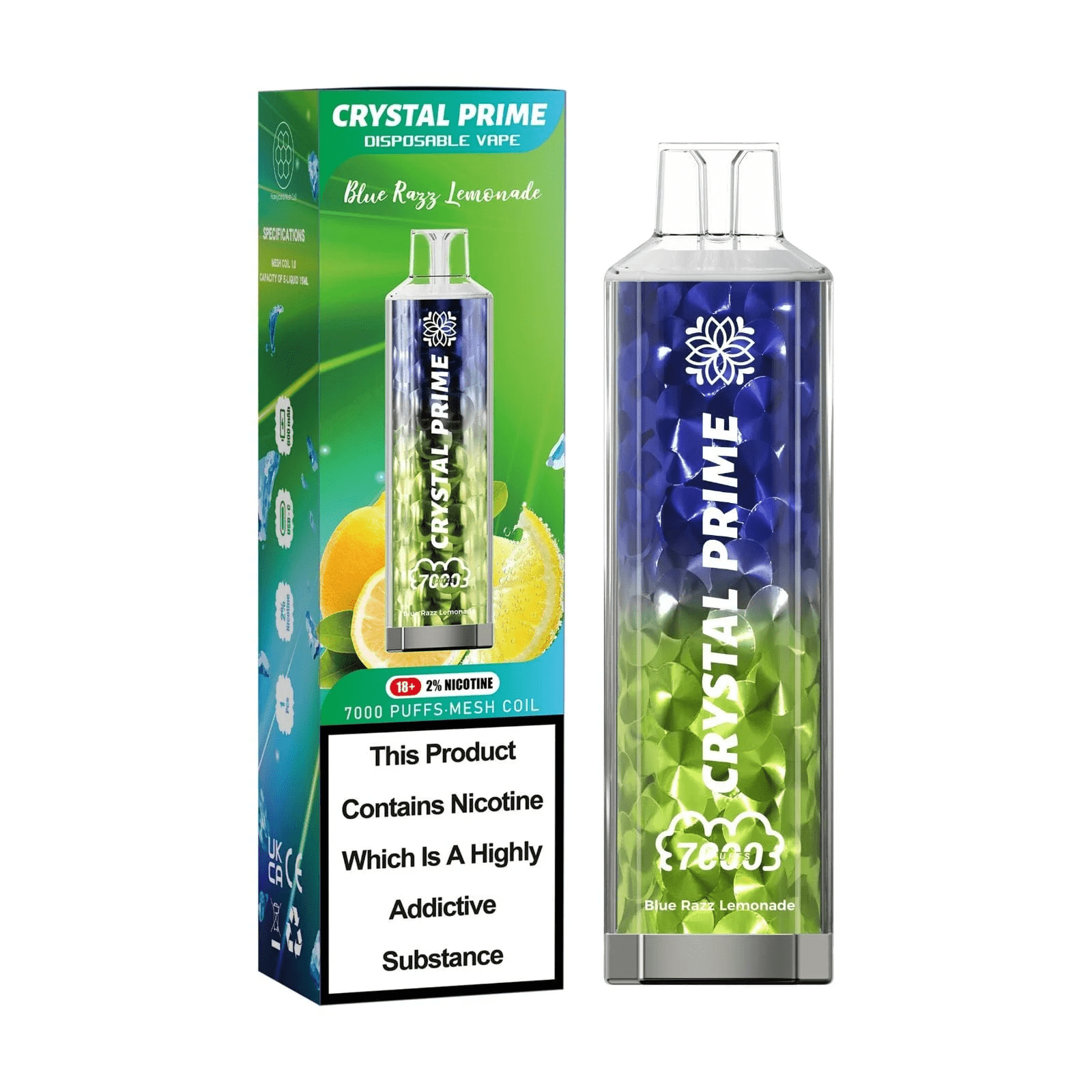 3D Crystal Prime 7000 Puffs