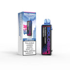 Solorbar vape device and packaging on a white background