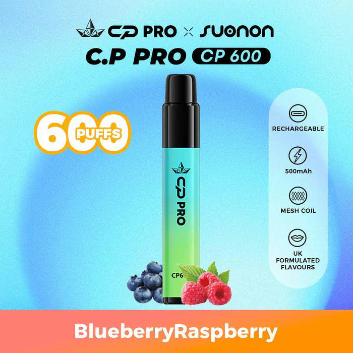 CP Pro CP600 Puffs Prefilled Pod Kit – 600 Puffs Rechargeable Vape Device