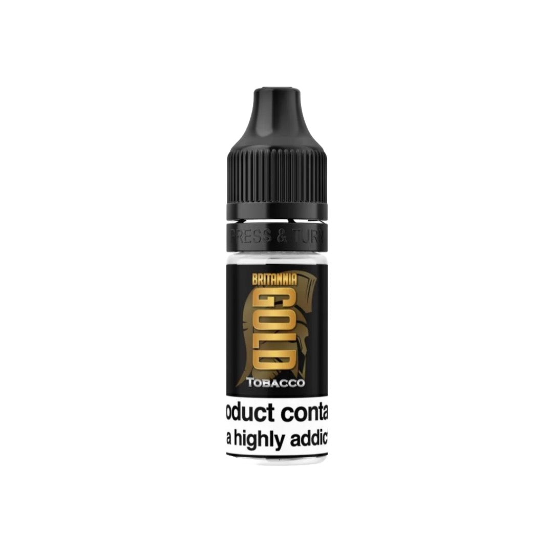  Britannia Gold Tobacco e-liquid with rich tobacco flavour